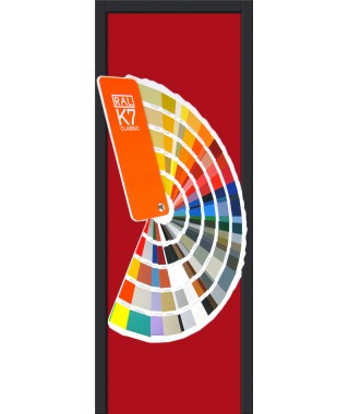 Дверь влагостойкая ДГ ПВХ  Композит Покраска RAL