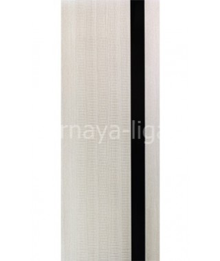 Дверь с ПВХ покрытием Палермо (Беленый дуб 3D)